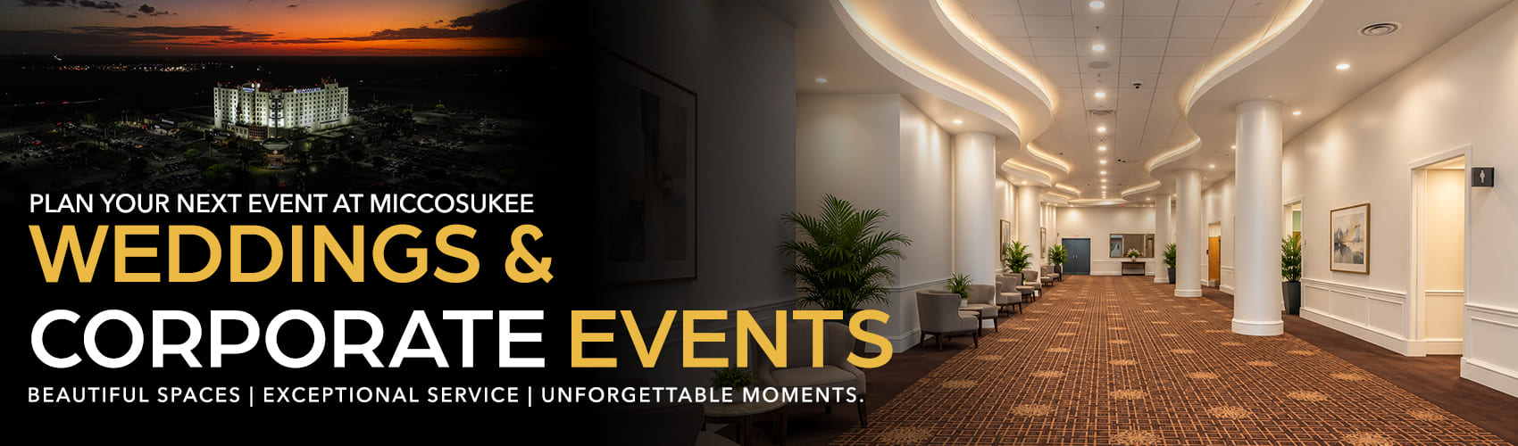 Meeting space at Miccosukee Casino & Resort